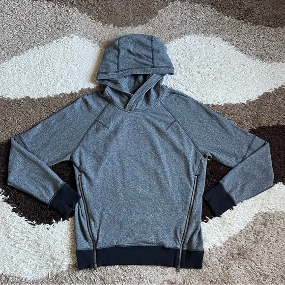 Lululemon Om & Roam Pullover Sz 4 In Heathered Speckled Black / Black - Picture 5 of 11